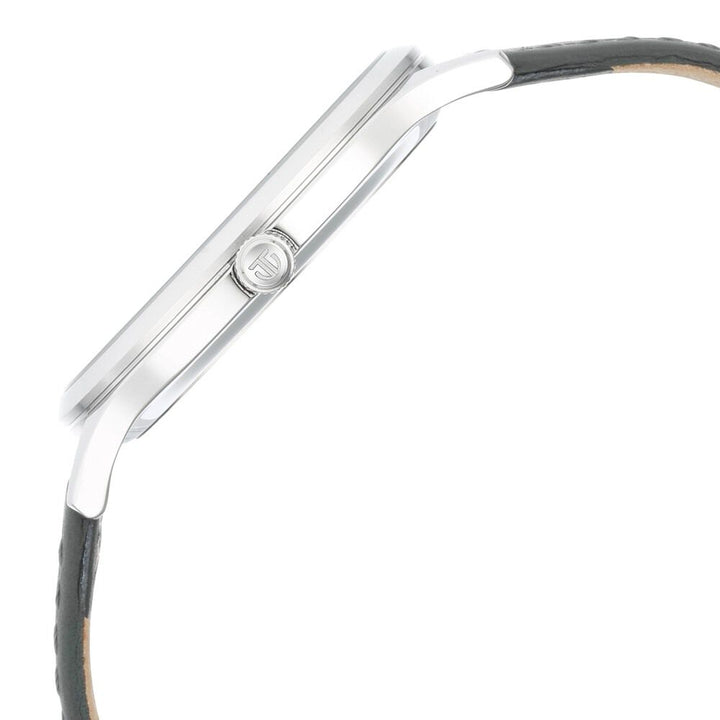 Titan Classique Slimline Grey Dial Analog with Date Leather Strap Watch for Men NS90142SL01