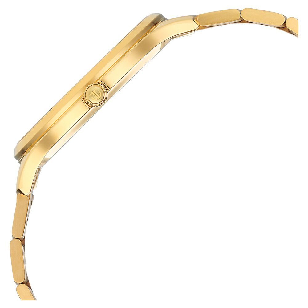 Titan Classique Slimline Champagne Dial Analog with Day and Date Stainless Steel Strap Watch for Men - The Watch Factory ®