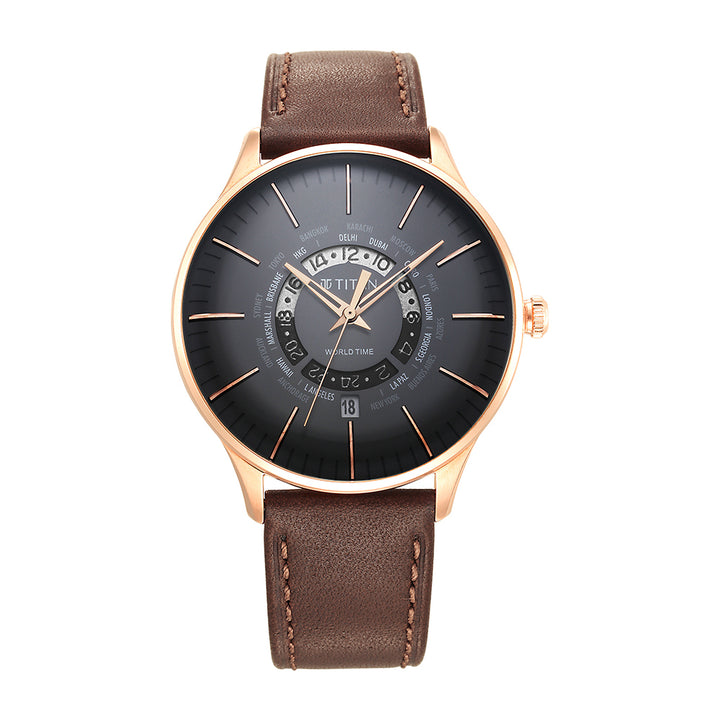 TITAN Men World Time - 90145WL01