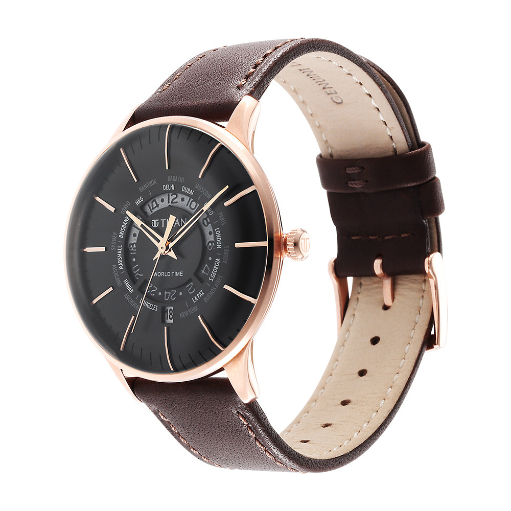 TITAN Men World Time - 90145WL01