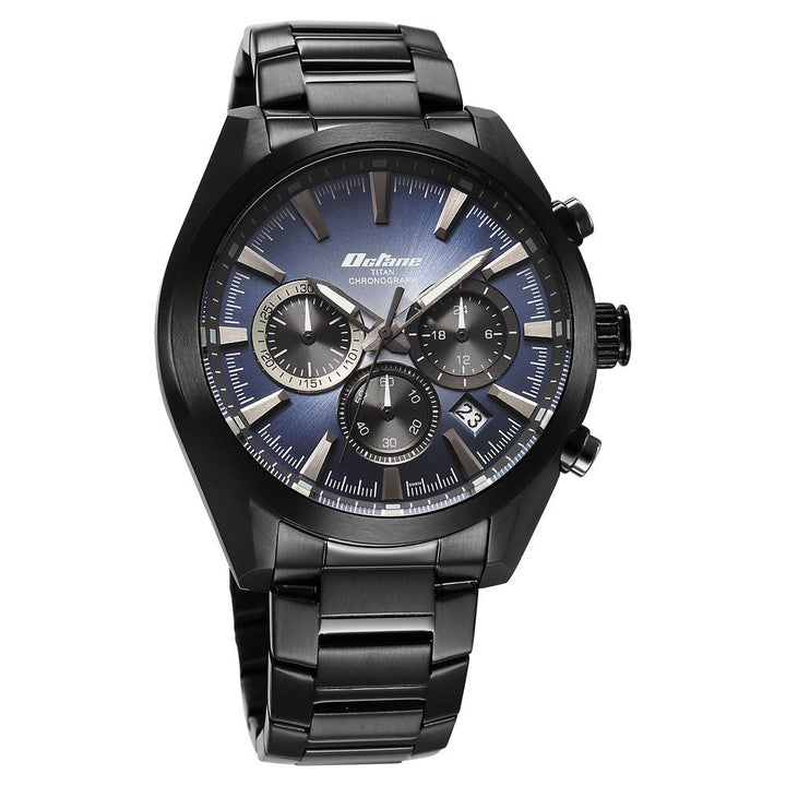 Titan Octane Classic Sporty Blue Dial Quartz Multifunction Stainless Steel Strap watch for Men - The Watch Factory ®