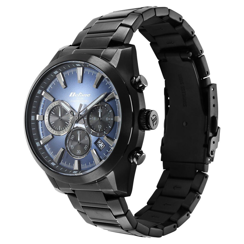 Titan Octane Classic Sporty Blue Dial Quartz Multifunction Stainless Steel Strap watch for Men - The Watch Factory ®