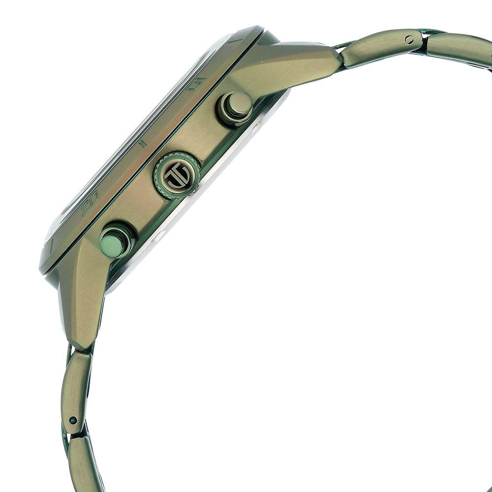 Titan Octane Classic Sporty Green Dial Chronograph Stainless Steel Strap watch for Men - The Watch Factory ®