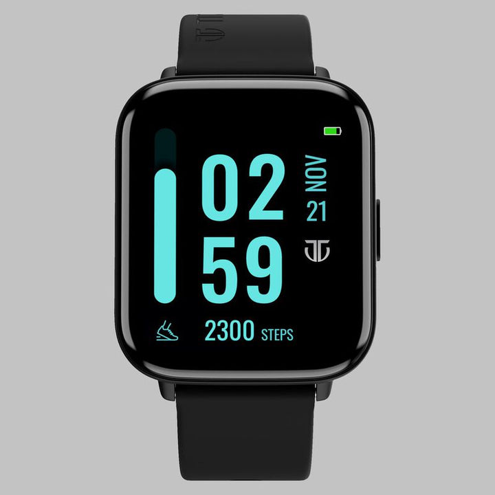Titan Smart Watch Black Silicone Strap Watch For Unisex
