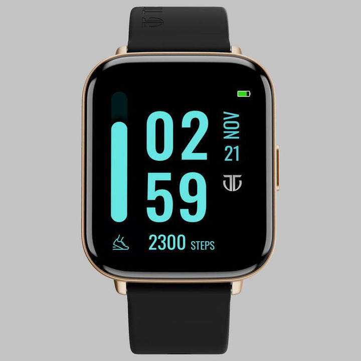 Titan Smart Watch Silicone Black Strap Watch For Unisex
