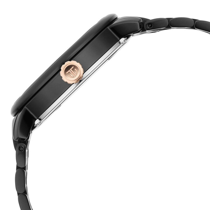 Titan Mechanical Slimline Black Dial Mechanical Stainless Steel Strap watch for Men - The Watch Factory ®