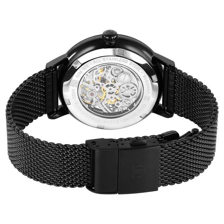 Titan Mechanical Slimline Black Dial Watch for Men - The Watch Factory ®