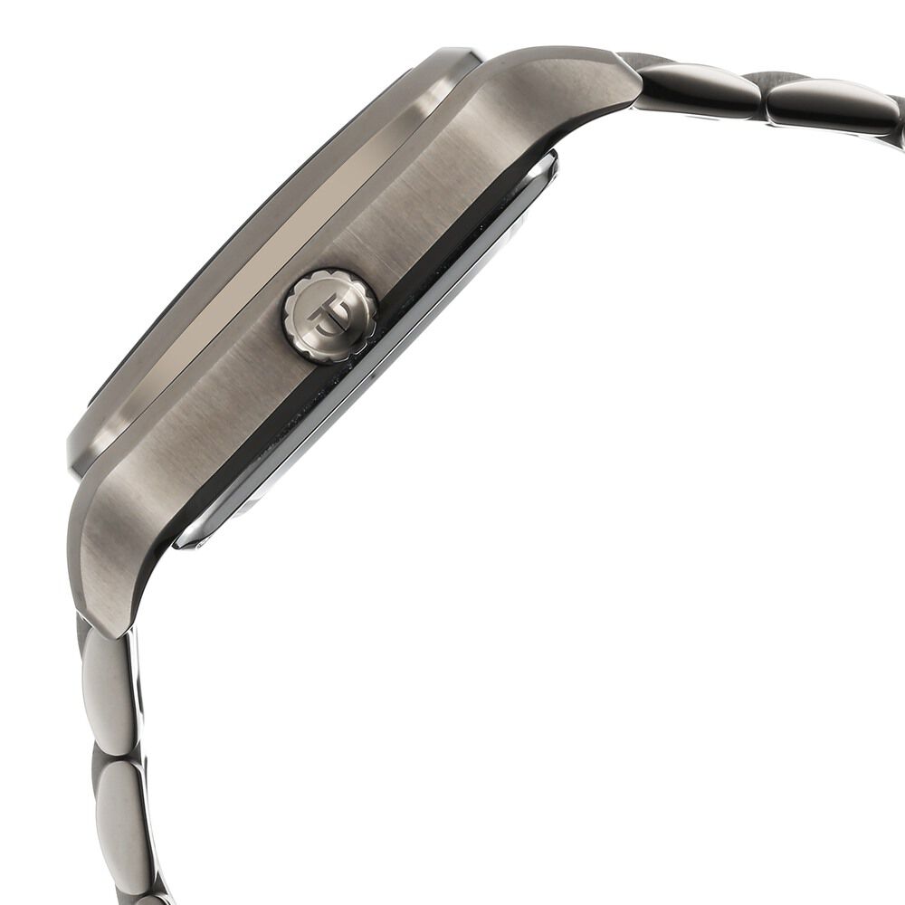 Titan Shaped Automatics Anthracite Dial Automatic Stainless Steel Strap watch for Men - The Watch Factory ®