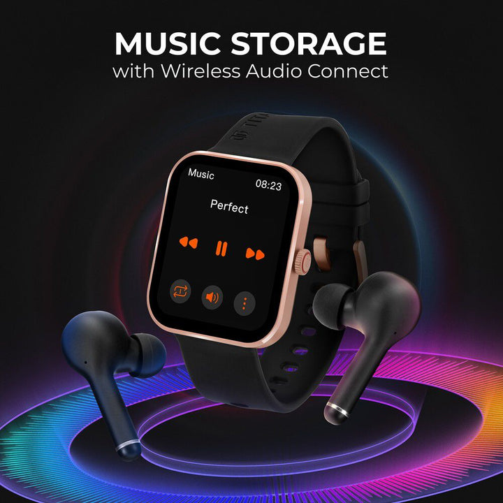 Titan Talk S Smartwatch: 24/7 Health Tracking, Stress & Sleep Monitor