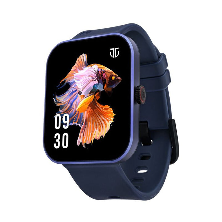 Titan Talk S Blue Dial Smart Silicone Strap Watch For Unisex