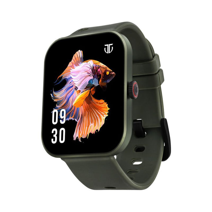 TitanTalk S Green Dial Smart Silicone Strap Watch For Unisex