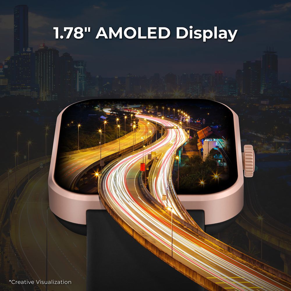 TitanTalk S Green Dial Smart Silicone Strap Watch For Unisex