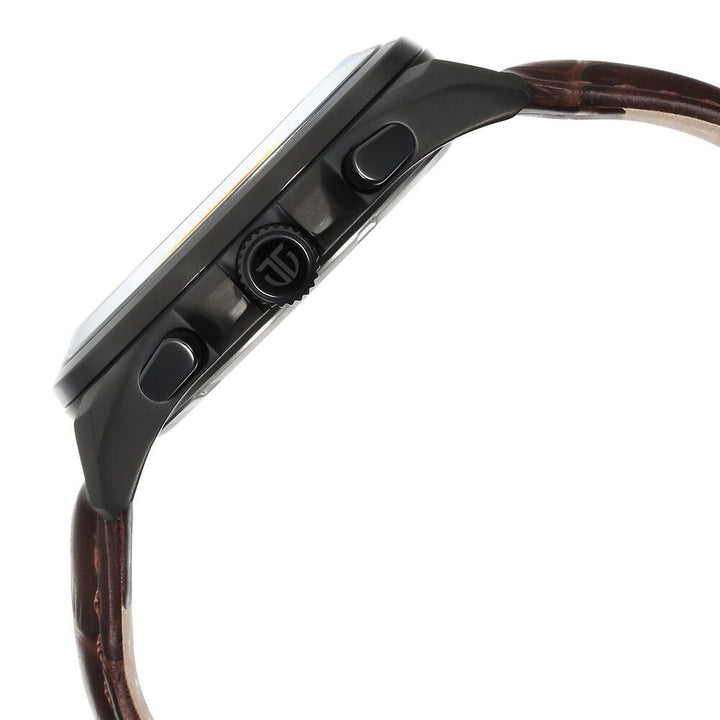 Titan Classic Chrono Blue Dial Quartz Multifunction Leather Strap watch for Men - The Watch Factory ®