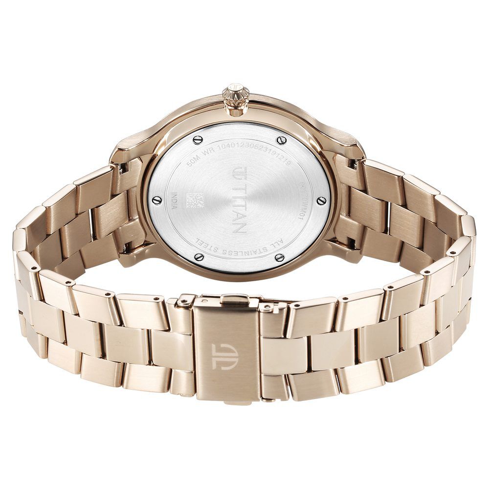 Titan Classic Distincta Silver Dial Analog with Date Stainless Steel Strap watch for Men - The Watch Factory ®