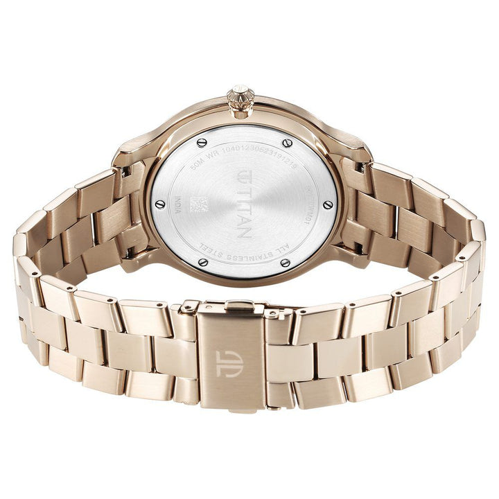 Titan Classic Distincta Silver Dial Analog with Date Stainless Steel Strap watch for Men - The Watch Factory ®