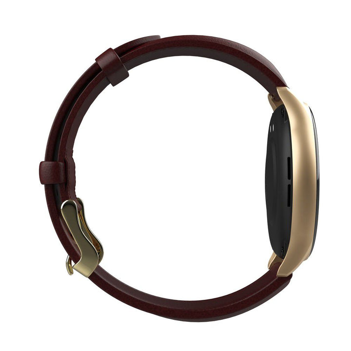 Titan Evoke Leather: Luminous AMOLED Display & Water-Resistant Smartwatch