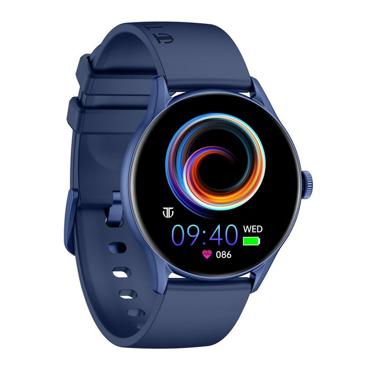 Titan Evoke Blue: Luminous AMOLED Display & Water-Resistant Smartwatch