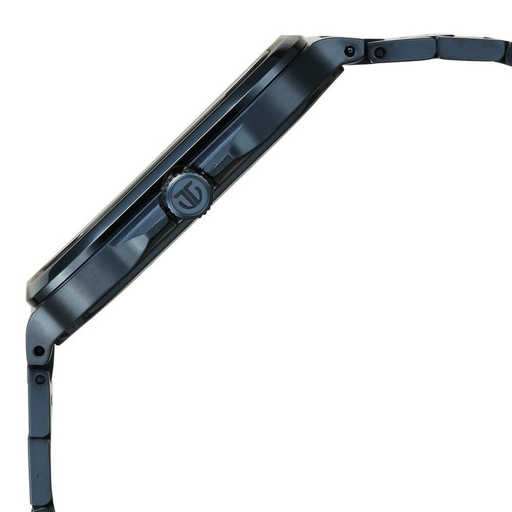 Titan Classique Slim Square Quartz Analog with Date Blue Dial Blue Stainless Steel Strap Watch For Men - The Watch Factory ®