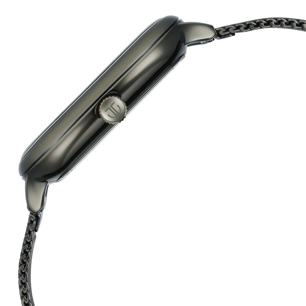 Titan Avant Garde Quartz Multifunction Brown Dial With Green Color Stainless Steel Strap Watch For Men 90178QM02