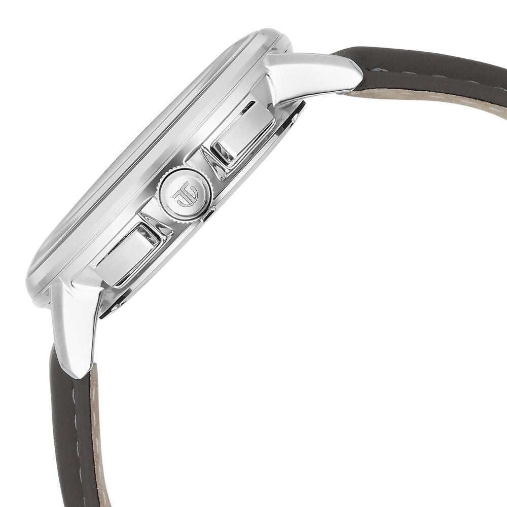 Titan Light leathers Multifunction Anthracite Dial Leather Strap Watch For Men - The Watch Factory ®