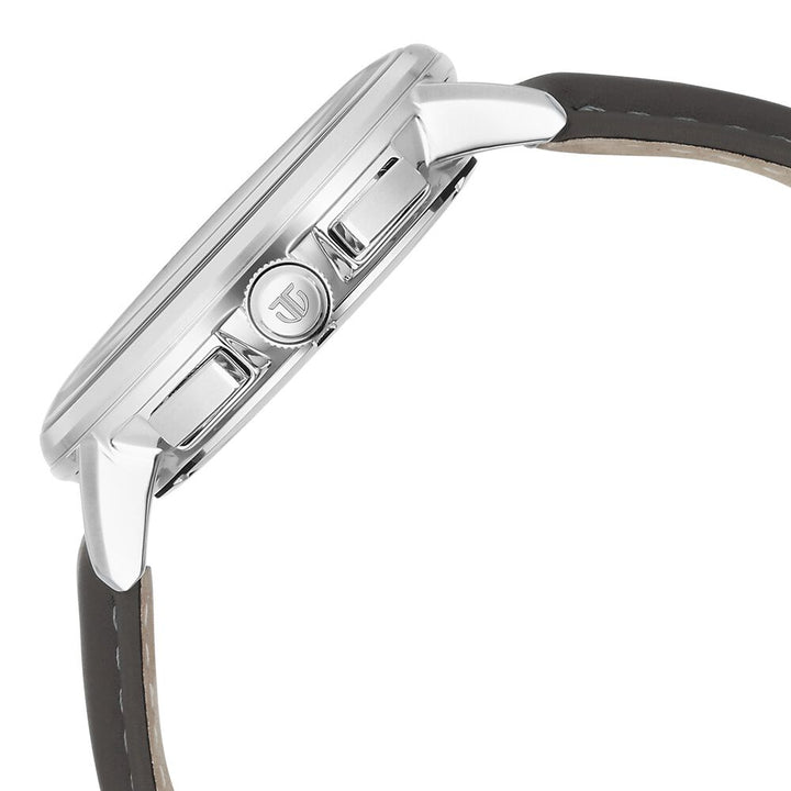 Titan Light leathers Multifunction Anthracite Dial Leather Strap Watch For Men - The Watch Factory ®