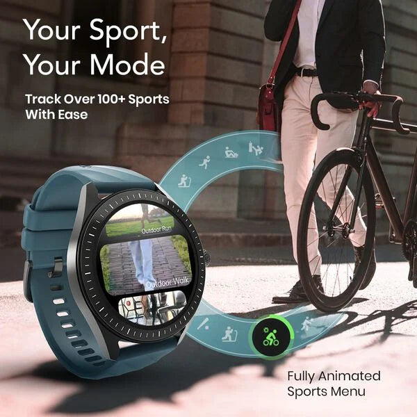 Titan Crest 2.0 With 3.63 CM AMOLED Display With Functional Crown,SingleSync BT Calling,AI Voice Assistant,Find Phone 90205ap02