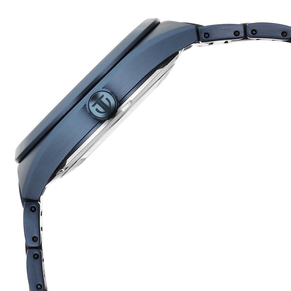 Titan Nexus Skeletal Automatic Analog with Blue Dial Blue Stainless Steel Strap Watch for Men-90221QM03