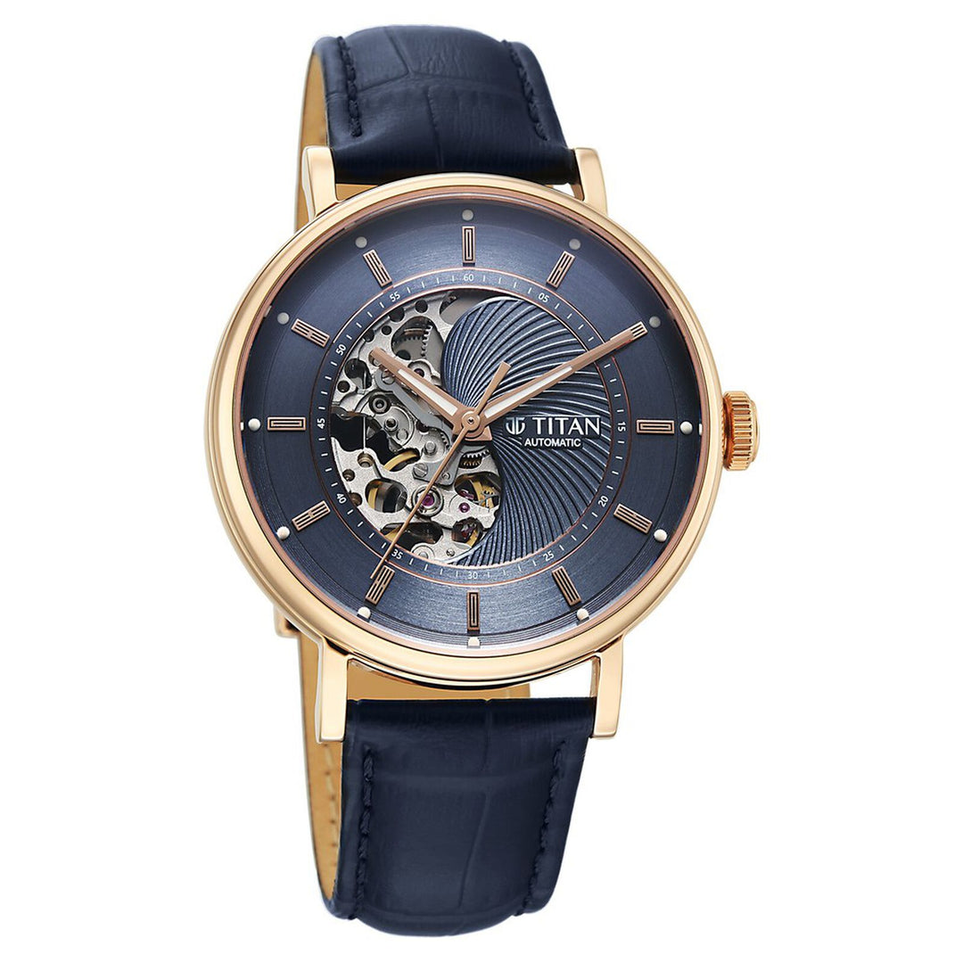 Titan Ying Yang 90222WL01 Blue Dial Men&