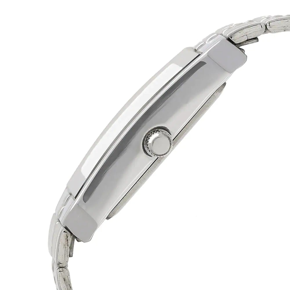 Titan White Dial Silver Stainless Steel Strap Watch NM9151SM01 (K222A)