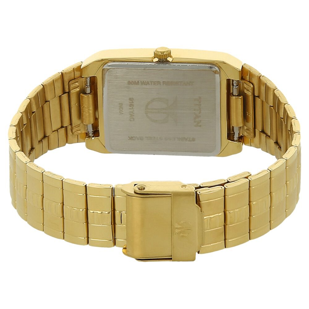 Titan Black Dial Analog with Date Metal Strap watch forMen - The Watch Factory ®