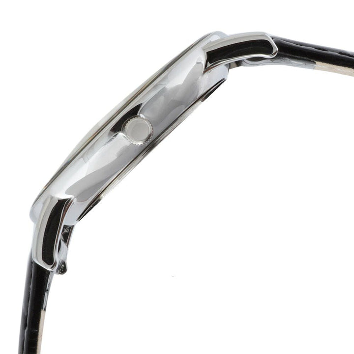 Titan Classic White Dial Analog with Date Leather Strap watch for Men NS9162SL04