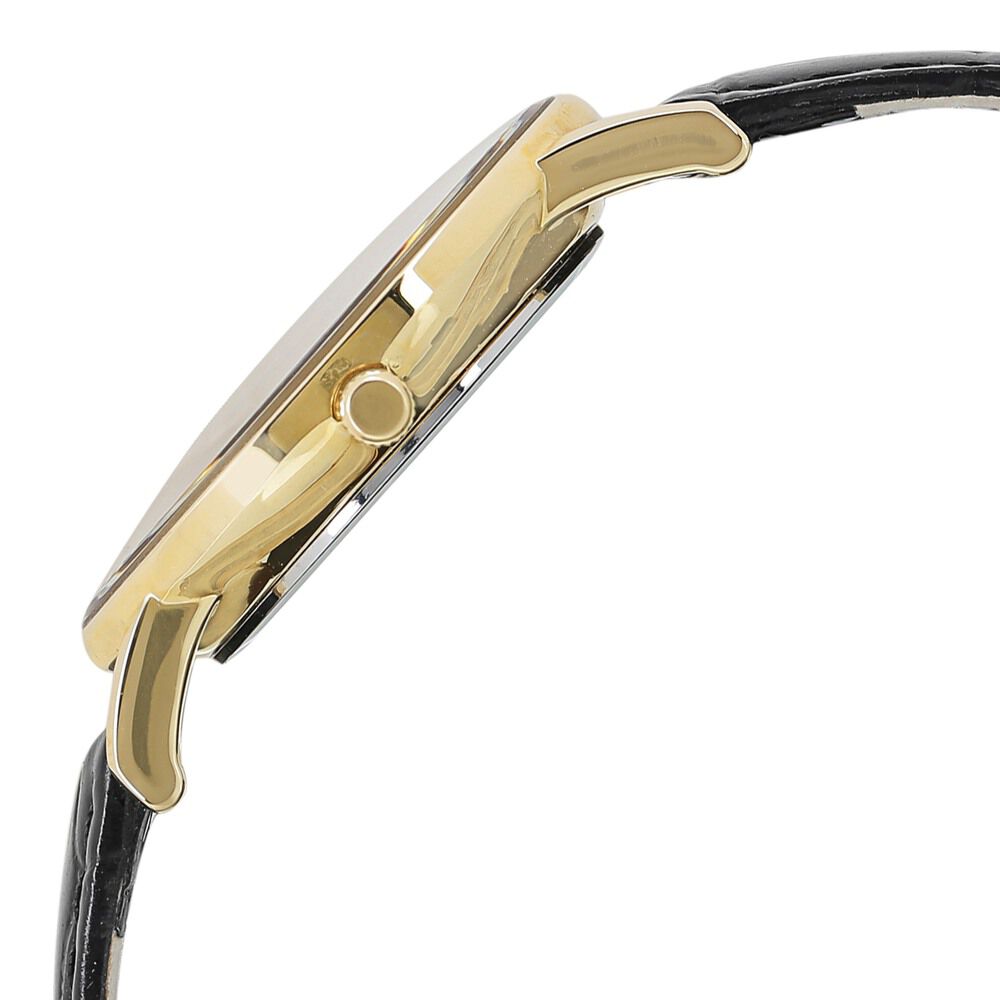 Titan Quartz Analog with Date Black Dial Leather Strap Watch for Men-NJ9162YL02