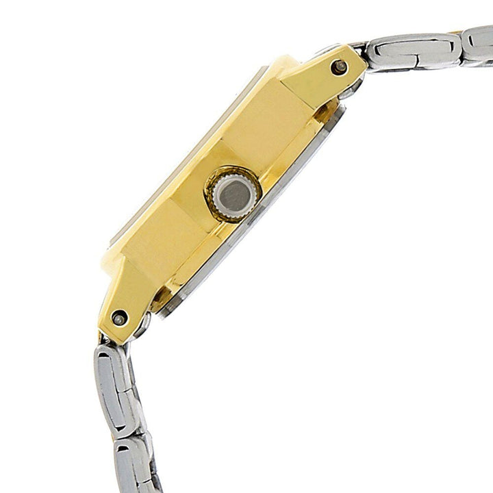 Titan Quartz Analog White Dial Stainless Steel Strap Watch for Women NS917BM01