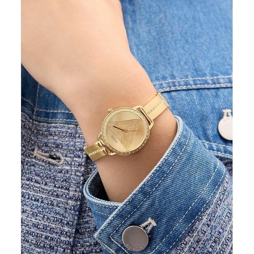 GUESS TRI BELLINI Ladies Gold Tone Analog Watch GW0914L2