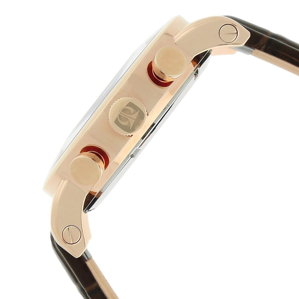 Titan Quartz Chronograph White Dial Leather Strap Watch for Men-NL9234WL03