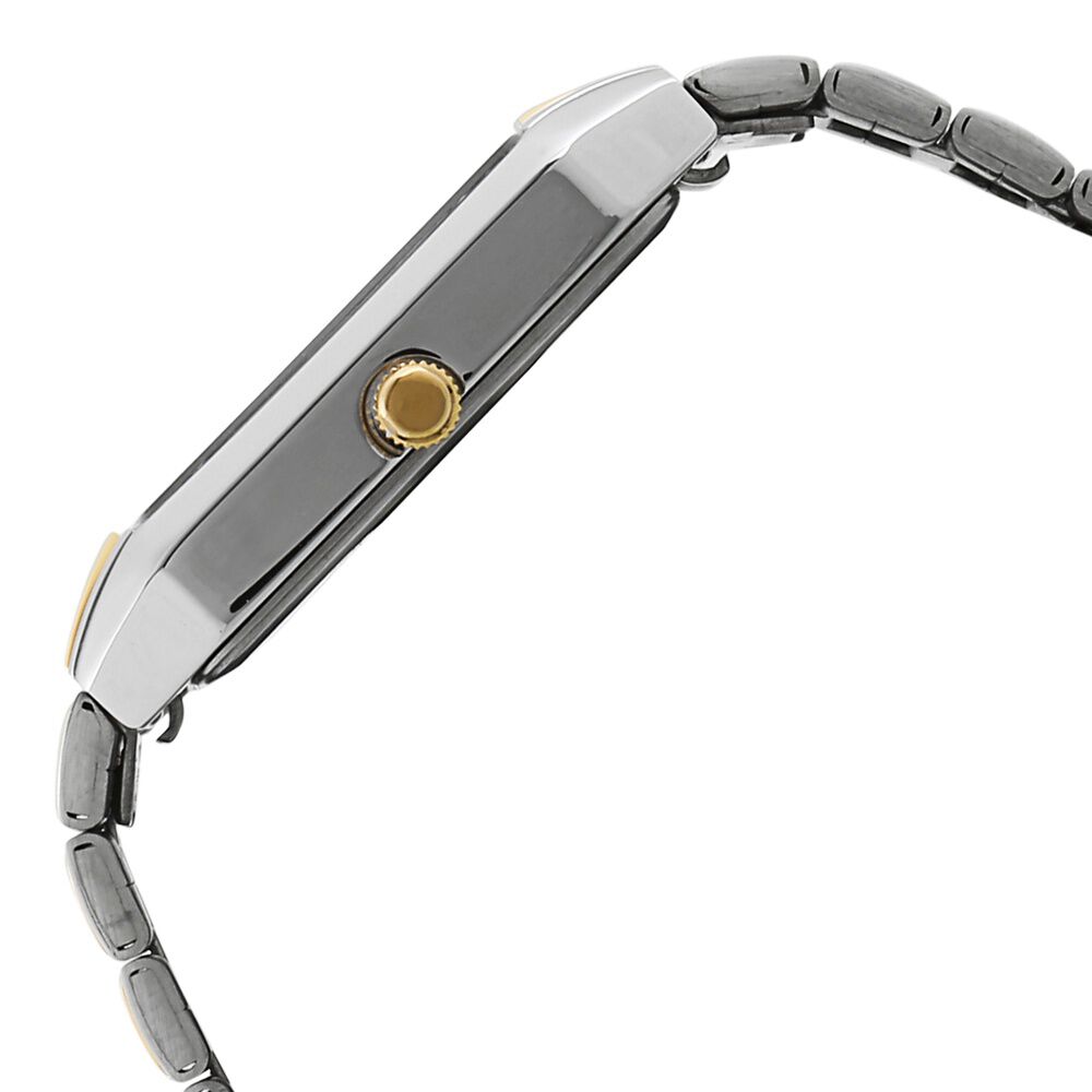 Titan Quartz Analog with Day and Date White Dial Stainless Steel Strap Watch for Men-NJ9264BM01