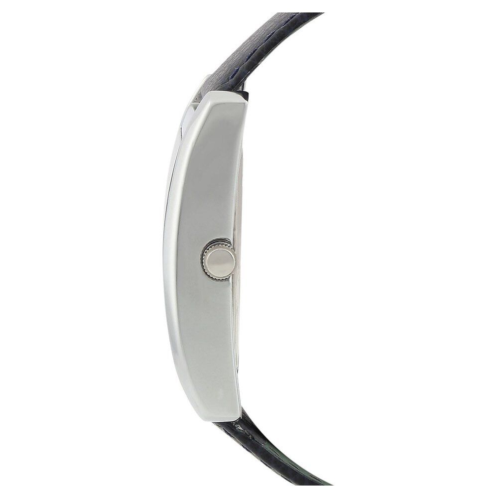 Titan Analog with Date Blue Dial Leather Strap Watch for Men-NE9280SL03A