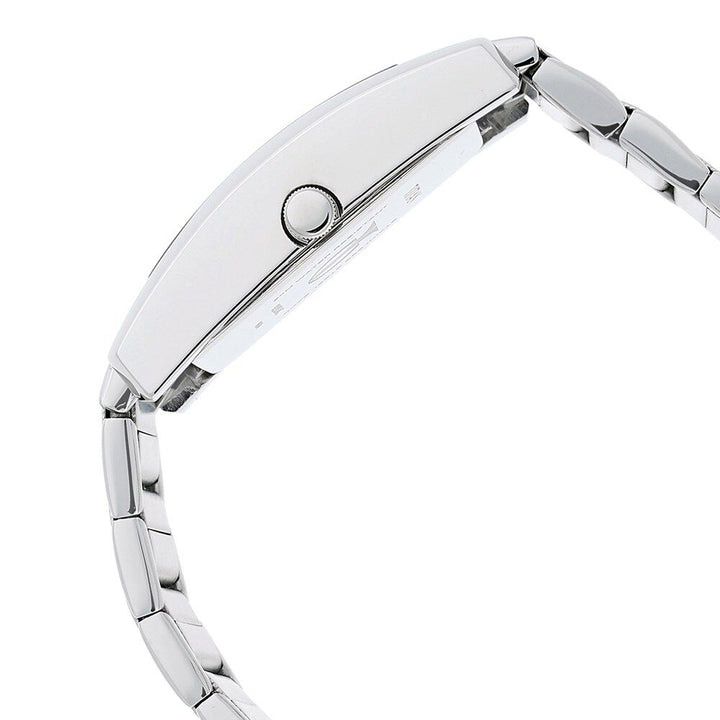 Titan Silver Dial Analog with Date Stainless Steel Strap watch for Men-NJ9280SM01A