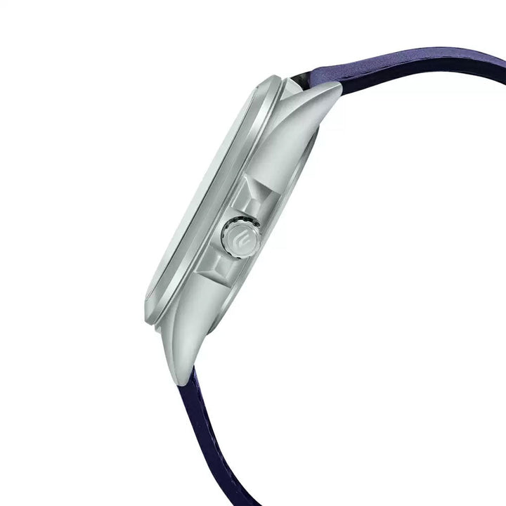 CASIO Edifice Men Water-Resistant Analog Watch With Leather Strap - ED541