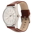 Titan Octane Silver Dial Leather Strap Watch NQ9322SL03