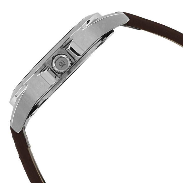 Titan Smart steel Beige Dial Analog with Date Leather Strap watch for Men-9323SL01