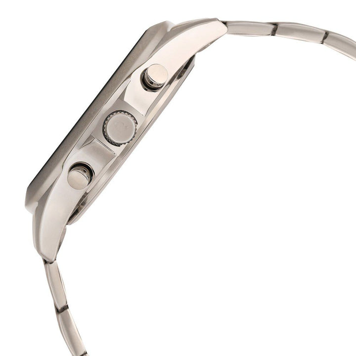 Titan Chronograph Black Dial Metal Strap watch for Men NP9323SM06