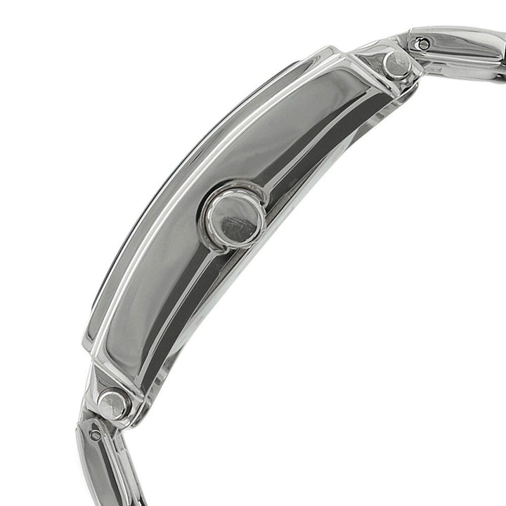 Titan Rectangle Silver Dial Analog with Date Metal Strap watch for Men-NK9327SM01