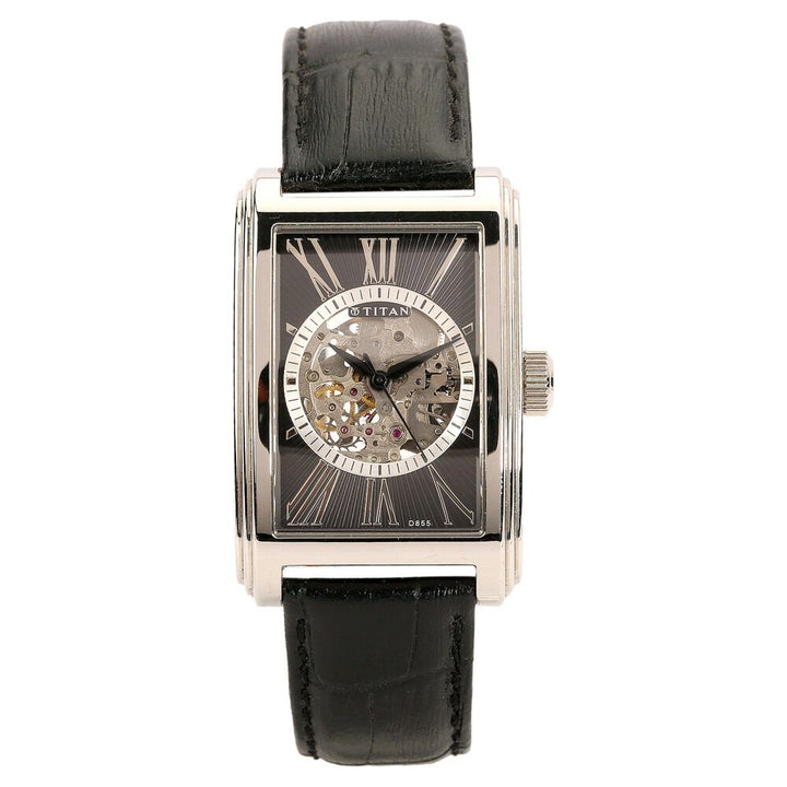 Titan Quartz Analog Black Dial Watch for Men-9340SL01