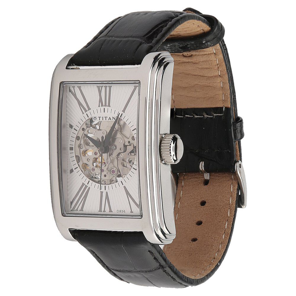 Titan Quartz Analog White Dial Watch for Men-9340SL02