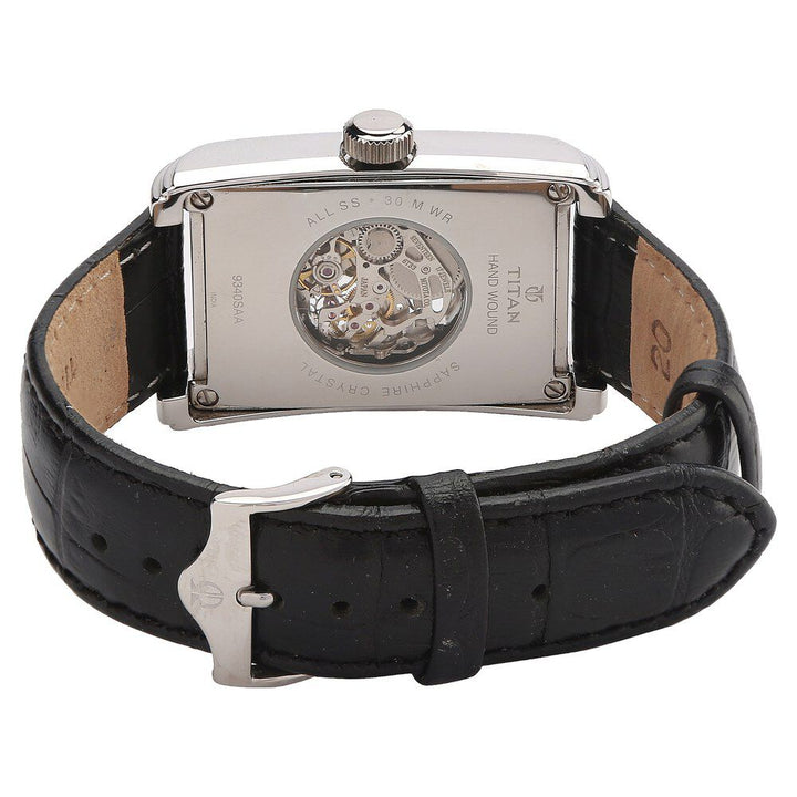 Titan Quartz Analog White Dial Watch for Men-9340SL02