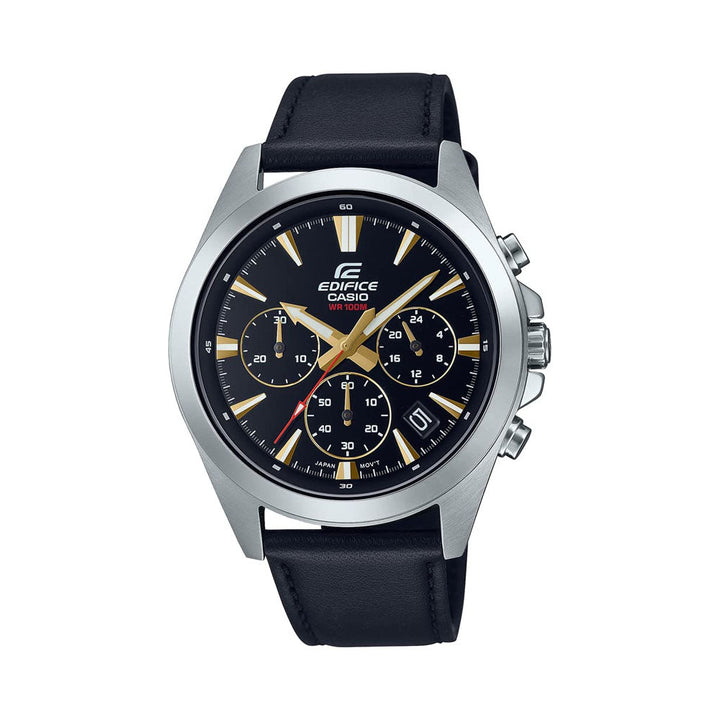 CASIO Edifice Men Round Dial Chronograph Watch - ED542