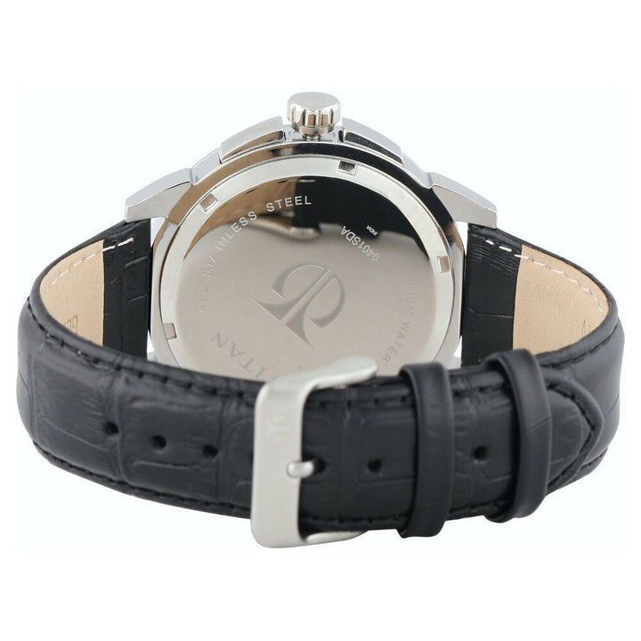 Titan Quartz Analog Silver Dial Watch for Men-ND9401SL01J