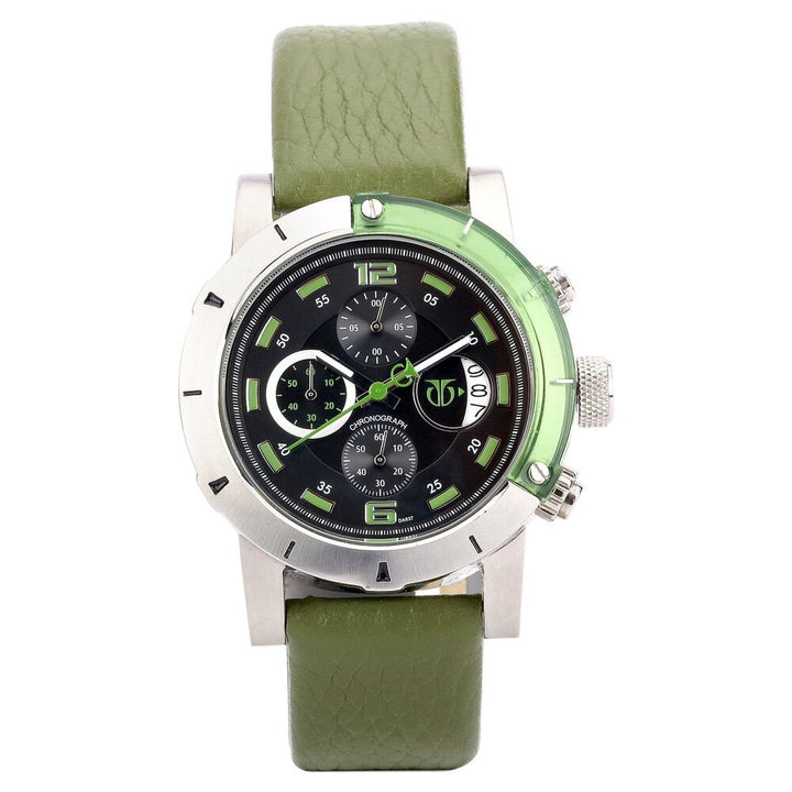 Titan Quartz Chronograph Black Dial Watch for Men-NB9405SL02