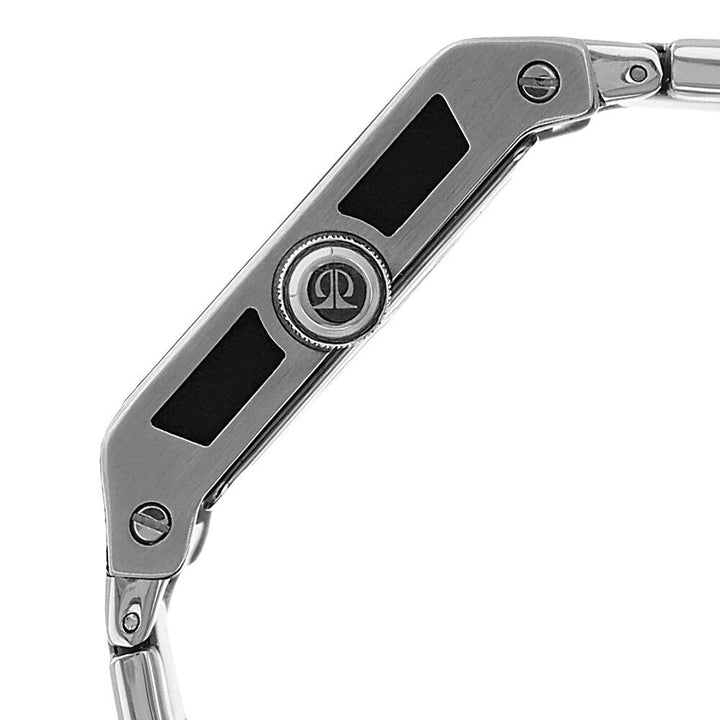 Titan Quartz Analog White Dial Stainless Steel Strap Watch for Men-NC9410SM01